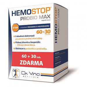 Hemostop Probio MAX Da Vinci Academia tob. 60+30