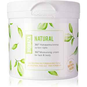 BIOBAZA Natural hydratační krém na obličej a tělo 500 ml