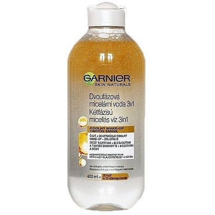 Garnier dvoufázová micelární voda s olejem pro odstranění voděodolného make-upu 400ml