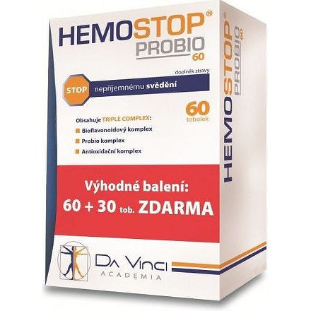 Hemostop Probio MAX Da Vinci Academia tob. 60+30