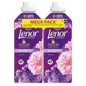 LENOR Amethyst & Flower Bouquet Aviváž 94 praní 2 x 987 ml