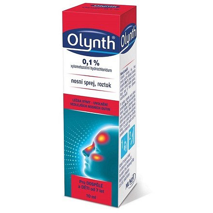 Olynth 0.1 % nosní sprej 10ml