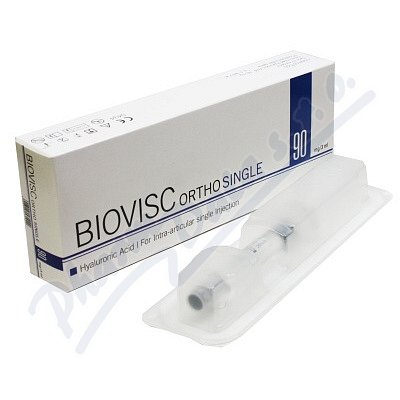 BIOVISC ORTHO SINGLE ROZTOK ELASTOVISKÓZNÍ, INJ 1X3 ML/90 MG, 3% NATRIU