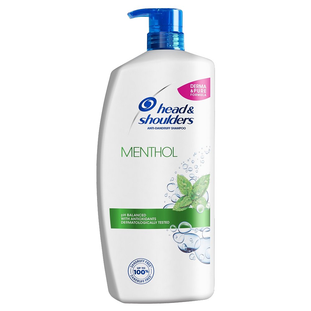 HEAD&SHOULDERS Menthol Šampon proti lupům 900 ml