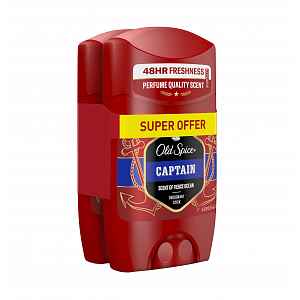 Old Spice Captain Pánský tuhý deodorant 2x50 ml