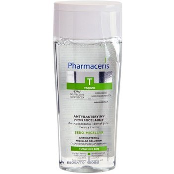 Pharmaceris T-Zone Oily Skin Sebo-Micellar micelární čisticí voda pro problematickou pleť, akné 200 ml