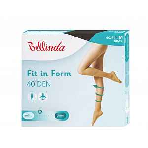 Bellinda Fit in Form 40 DEN vel.M punčochové kalhoty černé