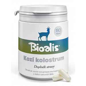 Bioalis Kozí kolostrum 180 tob.