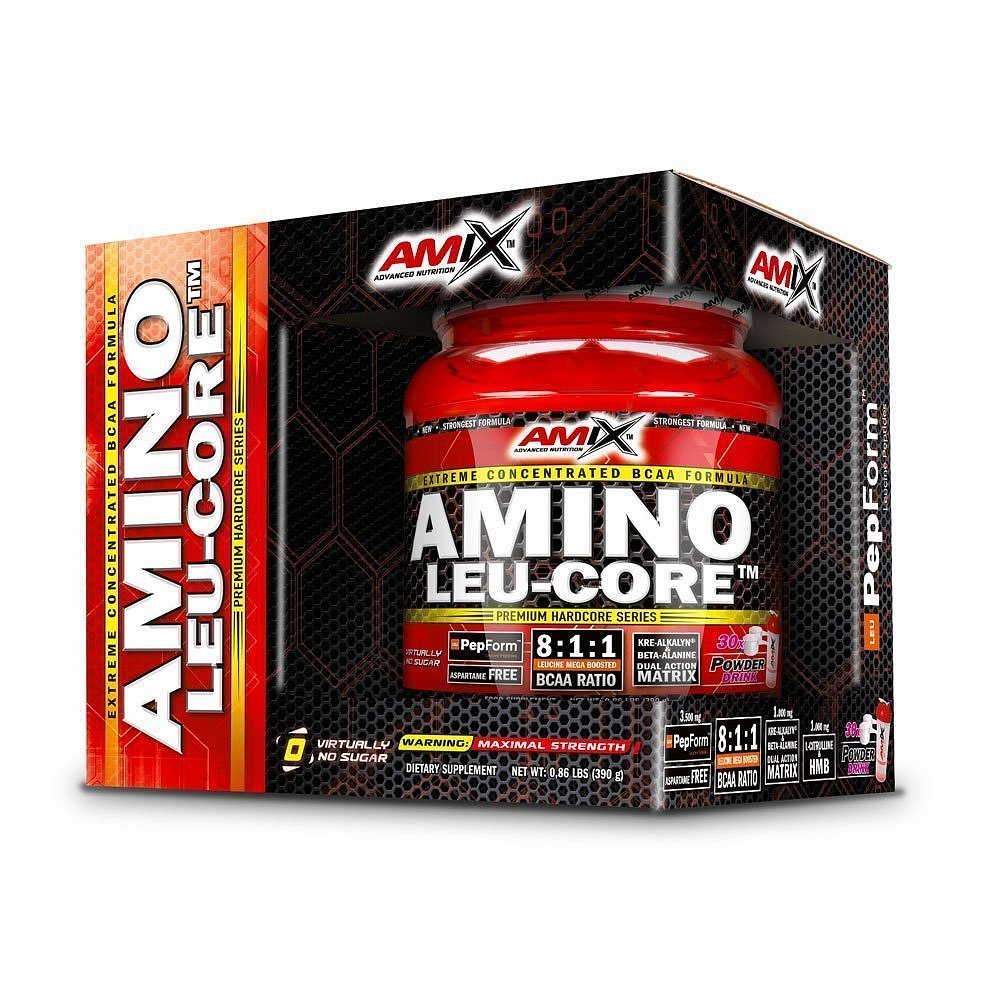 Amix Amino LEU-CORE 8:1:1 390g, Blue Raspberry