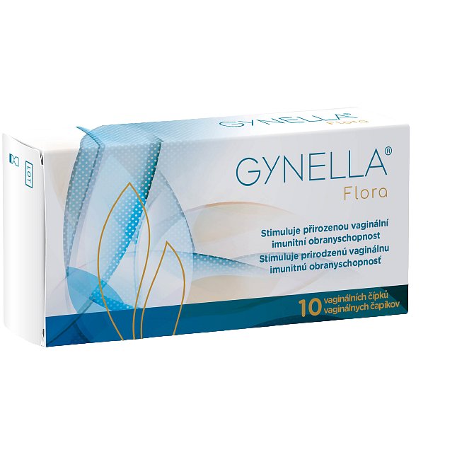 Gynella flora 10 vaginálních čípků