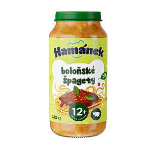 HAMÁNEK Bio Boloňské špagety 12m+ 240 g