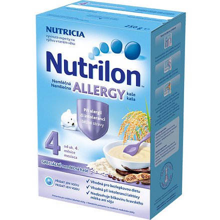 Nutrilon Allergy kaše nemléčná 250g 4M