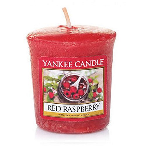 Yankee Candle Aromatická votivní svíčka Červené maliny (Red Raspberry)  49 g
