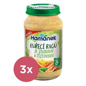 3x HAMÁNEK Kuřecí ragů se zeleninou a těstovinou 230 g