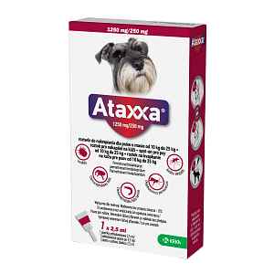 Ataxxa pro psy 10-25 kg spot-on 1x2,5 ml