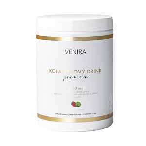 Venira Kolagenový drink Premium jahoda a limetka 324 g