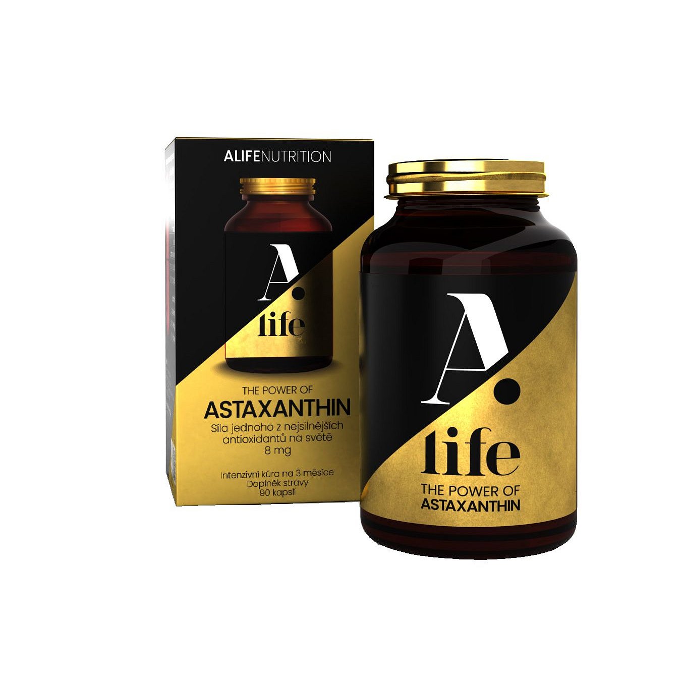 Alife Beauty and Nutrition Astaxanthin 90 kapslí