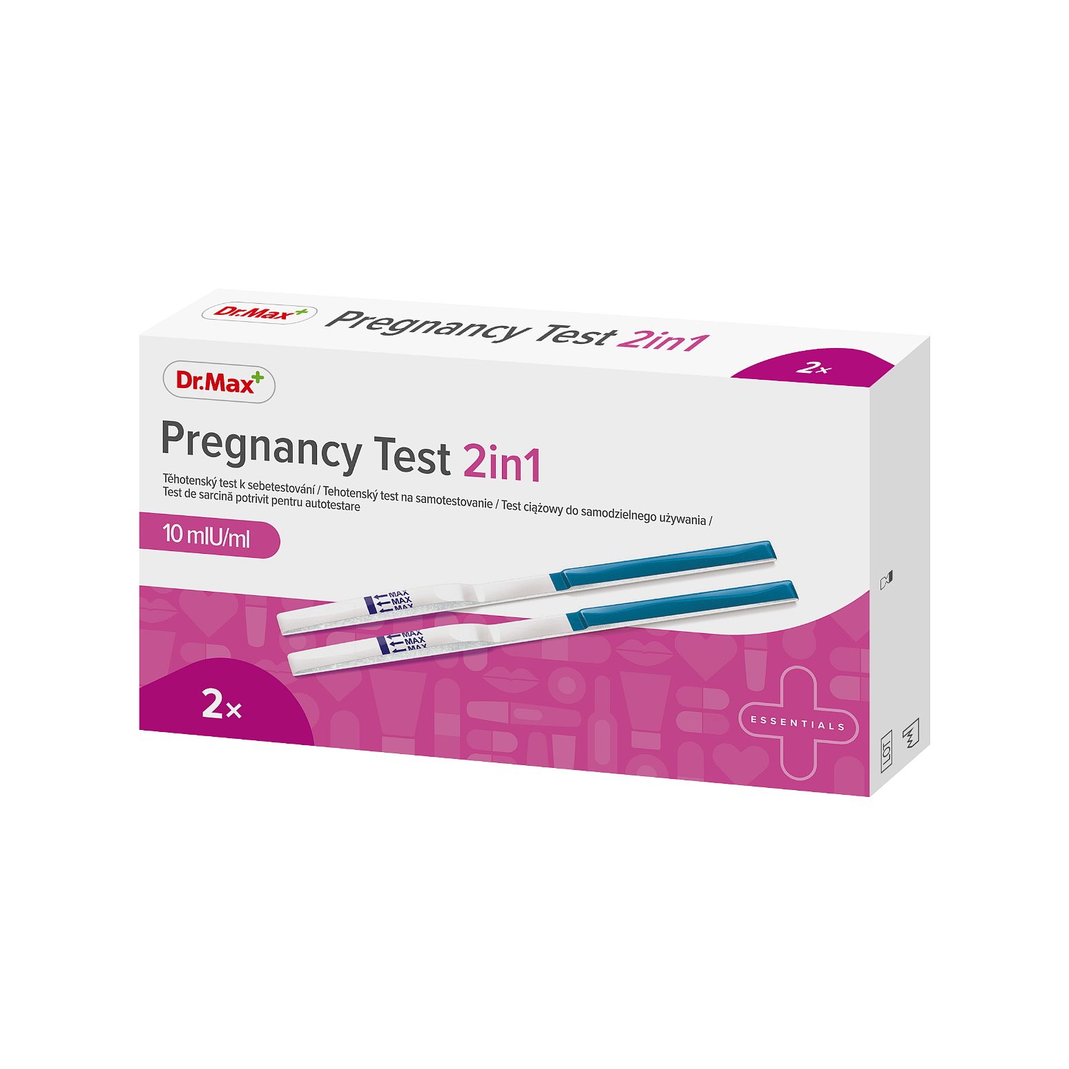 Dr.Max Pregnancy Test 2v1 2 ks