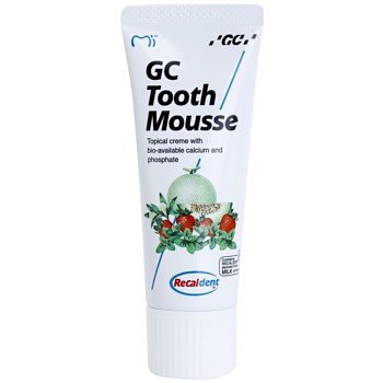 GC Tooth Mousse Tutti Frutti remineralizační ochranný krém pro citlivé zuby bez fluoridu pro profesionální použití  35 ml