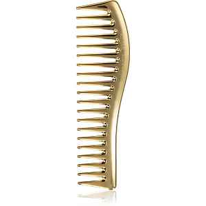 Janeke Gold Line Wavy Comb for Gel Application hřeben na vlasy k nanášení gelových produktů 18,5 x 5 cm 1 ks