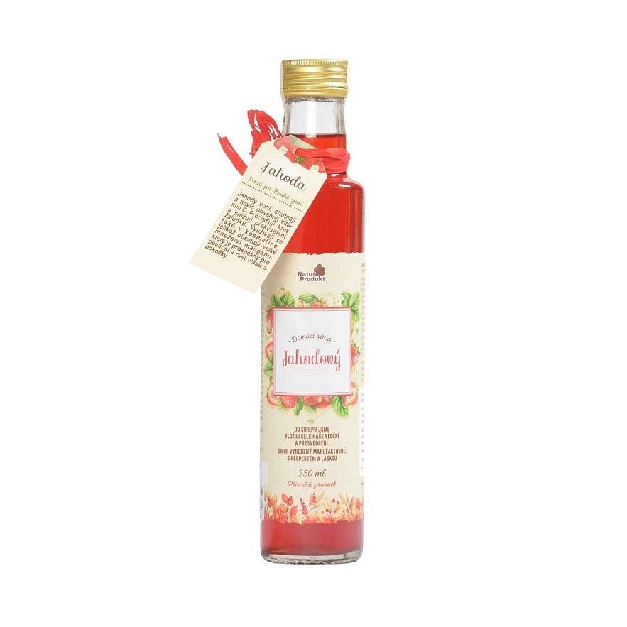Naturprodukt Domácí sirup Jahodový 250ml