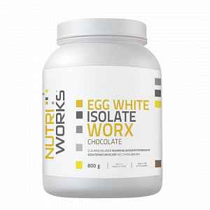 NutriWorks Egg White Isolate Worx 800g - čokoláda