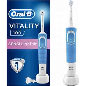 ORAL-B Vitality 100 Sensitive Blue Elektrický zubní kartáček