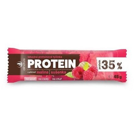 Allnature Proteinová tyčinka 35% malina a sušenka 45 g