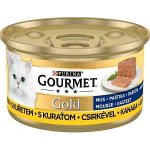 Gourmet Gold konzerva kočka paštika s kuřecím masem 85g