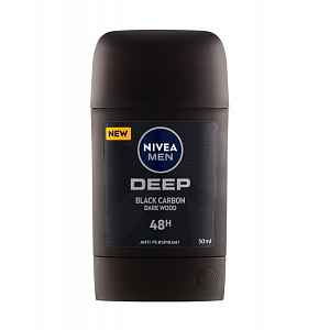 Nivea Men Deep Black Carbon tuhý antiperspirant 50 ml