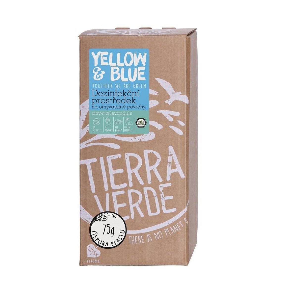 Tierra Verde Dezinfekční prostředek na omyvatelné povrchy citron a levandule 2 l