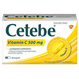 Cetebe 60 kapslí vitamín C