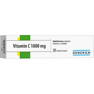 Vitamin C 1000 mg Generica tablety šumivé  20