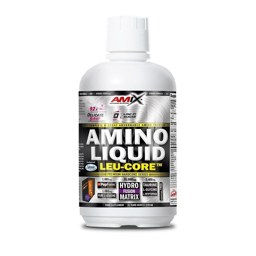 Amix Amino LEU-CORE liquid, Red Cherry, 920ml