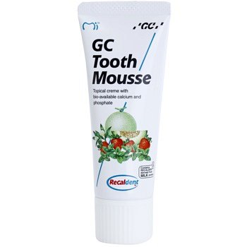 GC Tooth Mousse Melon remineralizační ochranný krém pro citlivé zuby bez fluoridu pro profesionální použití  35 ml