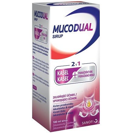 Mucodual sirup 2v1 2,5g/100ml