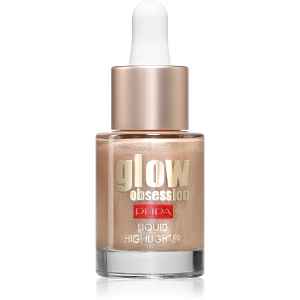 PUPA Milano Glow Obsession Liquid Highlighter tekutý rozjasňovač odstín 100 - Sunrise 13.5 ml