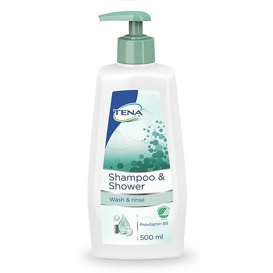 TENA Shampoo&Shower - Šampon a sprchový gel 500ml - II. jakost