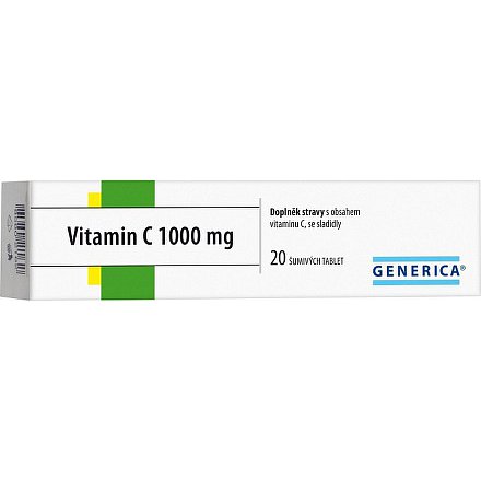 Vitamin C 1000 mg Generica tablety šumivé  20