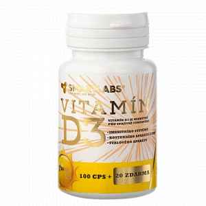 Vitamín D3 4000IU - 120 kapslí