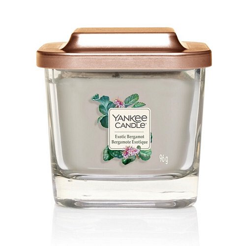 Yankee Candle Aromatická svíčka malá hranatá Exotic Bergamot  96 g