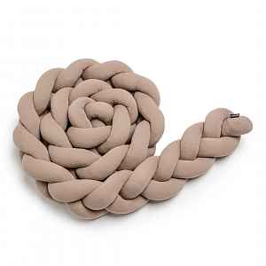 ESECO Pletený mantinel 220 cm Mocca