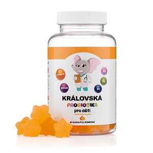 Království zdraví Královská Probiotika pro děti, komplex laktobacilů a bifidobakterií, 60 bonbónů