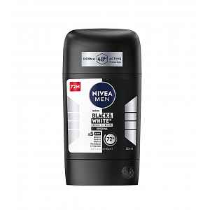 Nivea Men Black & White Invisible tuhý antiperspirant 50 ml