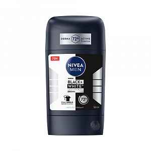 Nivea Men Black & White Invisible tuhý antiperspirant 50 ml