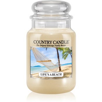 Country Candle Life's a Beach vonná svíčka 652 g