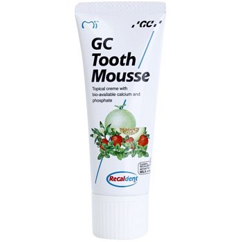 GC Tooth Mousse Vanilla remineralizační ochranný krém pro citlivé zuby bez fluoridu pro profesionální použití  35 ml