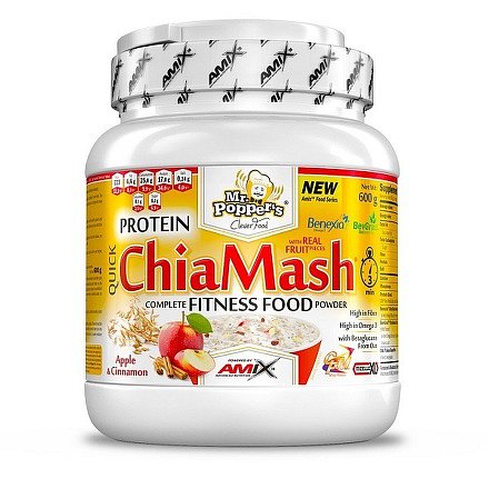Mr.Popper´s Protein ChiaMash jablko-skořice-rozinky 600g