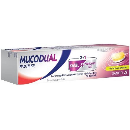 Mucodual 2v1 18 pastilek