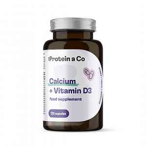 Protein a Co Vápník + Vitamin D3 120 kapslí